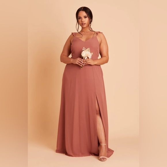 NWT Birdy Grey Doris Dress in Chiffon Desert Rose - Picture 2 of 6